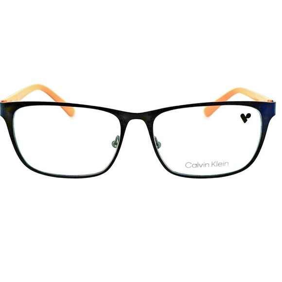 Calvin Klein CK19302 Mens Metal Eyeglass Frame 410 Navy 54-15 - Picture 3 of 4
